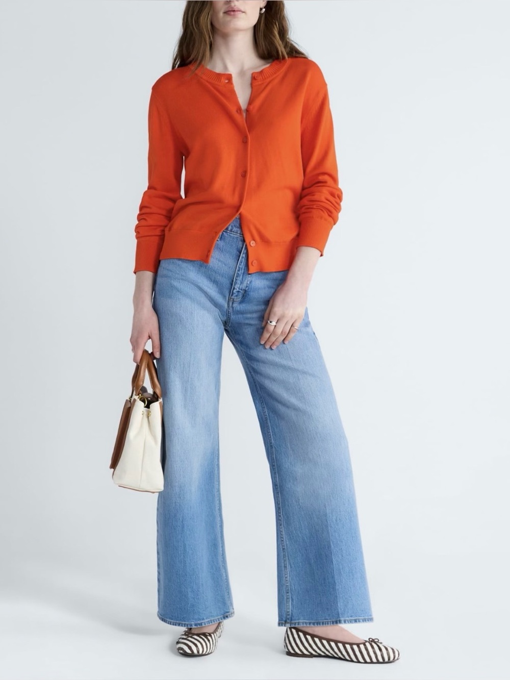 High Rise Cropped Wide Leg Jeans